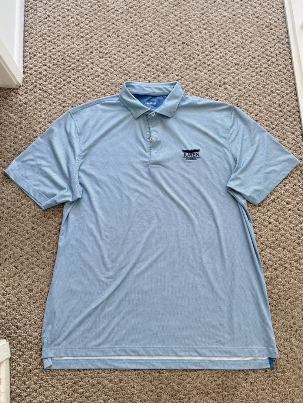 johnnie-O Light Blue Short-Sleeve Performance Polo